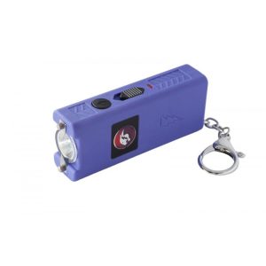 Purple MAX POWER Rechargeable Mini Stun Gun With LED Light